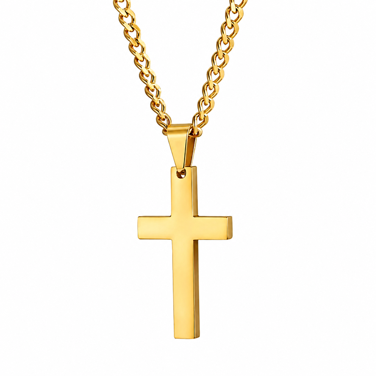 Stainless Steel Cross Necklace