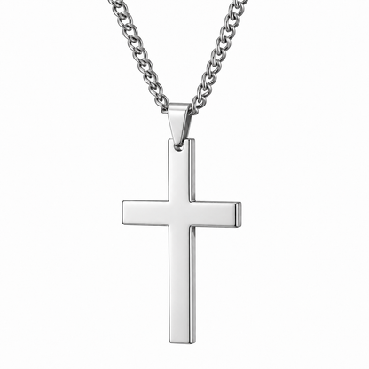 Stainless Steel Cross Necklace